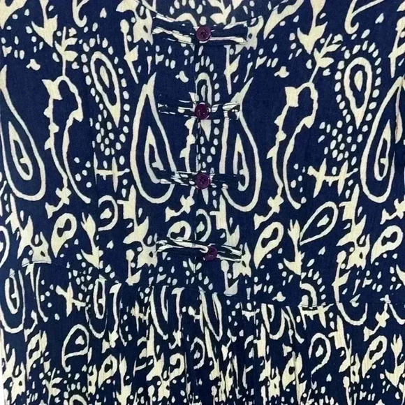 Vintage Mezzanotte boho  style Maxi Dress size S - Picture 4 of 5